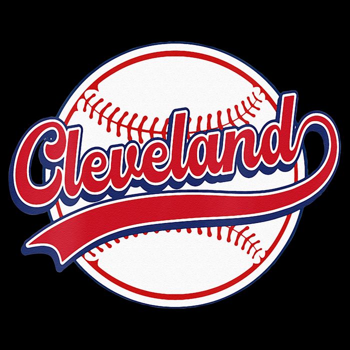 Womens Vintage Cleveland Cityscape Baseball Lover Player And Fans Womens T-Shirt
