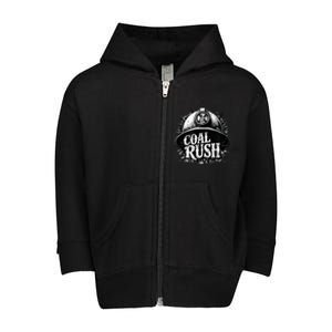 West Virginia Coal Rush Toddler Zip Fleece Hoodie