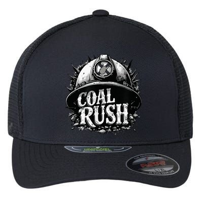 West Virginia Coal Rush Flexfit Unipanel Trucker Cap