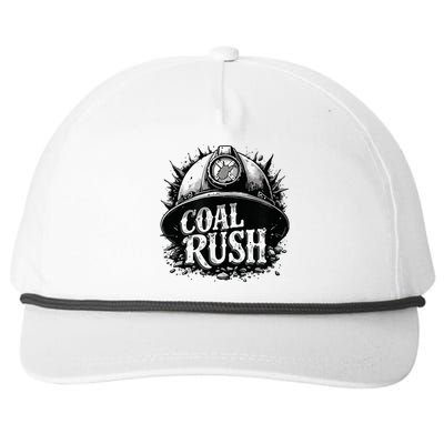 West Virginia Coal Rush Snapback Five-Panel Rope Hat