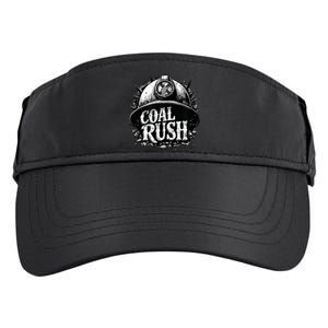 West Virginia Coal Rush Adult Drive Performance Visor