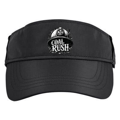 West Virginia Coal Rush Adult Drive Performance Visor