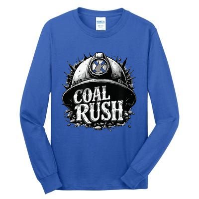 West Virginia Coal Rush Tall Long Sleeve T-Shirt