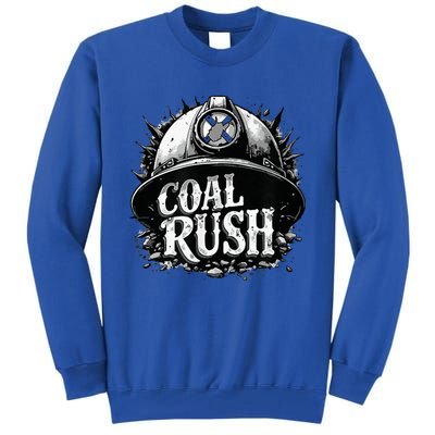 West Virginia Coal Rush Tall Sweatshirt