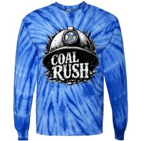 West Virginia Coal Rush Tie-Dye Long Sleeve Shirt