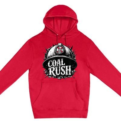 West Virginia Coal Rush Premium Pullover Hoodie