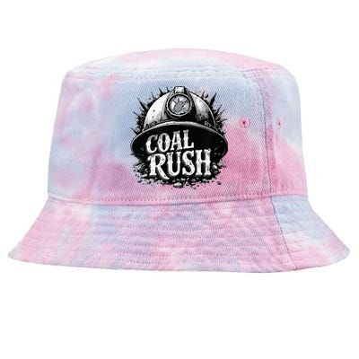 West Virginia Coal Rush Tie-Dyed Bucket Hat