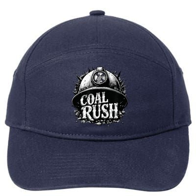 West Virginia Coal Rush 7-Panel Snapback Hat