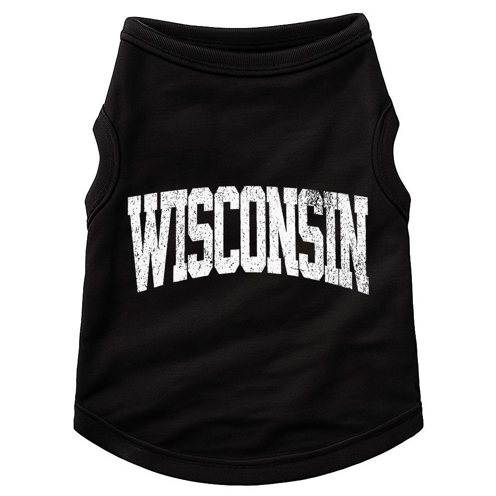 Wisconsin Vintage City Doggie Tank