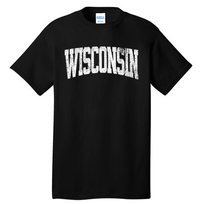 Wisconsin Vintage City Tall T-Shirt