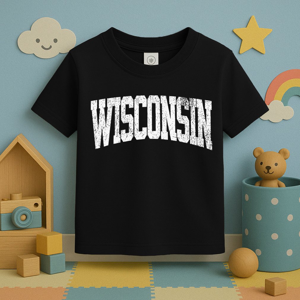 Wisconsin Vintage City Toddler T-Shirt