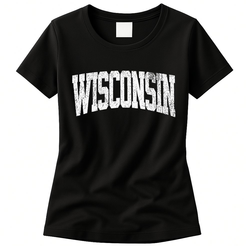 Wisconsin Vintage City Womens T-Shirt
