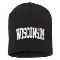 Wisconsin Vintage City Short Acrylic Beanie