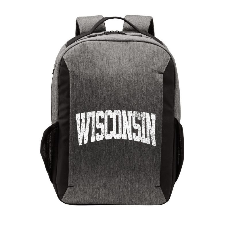 Wisconsin Vintage City Vector Backpack
