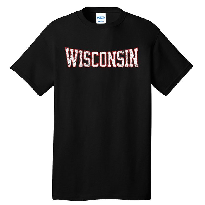 Wisconsin Vintage City Tall T-Shirt