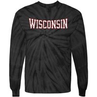 Wisconsin Vintage City Tie-Dye Long Sleeve Shirt