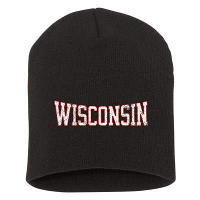 Wisconsin Vintage City Short Acrylic Beanie