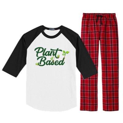 World Vegetable Day Plant Based I Eat Vegans World Vegan Day Raglan Sleeve Pajama Set