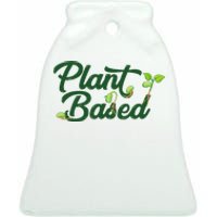 World Vegetable Day Plant Based I Eat Vegans World Vegan Day Ceramic Bell Ornament