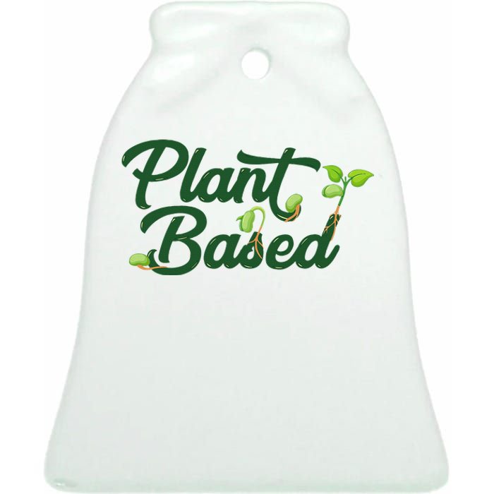 World Vegetable Day Plant Based I Eat Vegans World Vegan Day Ceramic Bell Ornament