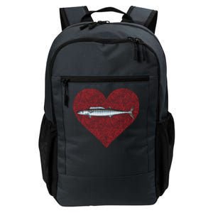 Wahoo Valentines Day Fish Love Fingerprint Gift Daily Commute Backpack