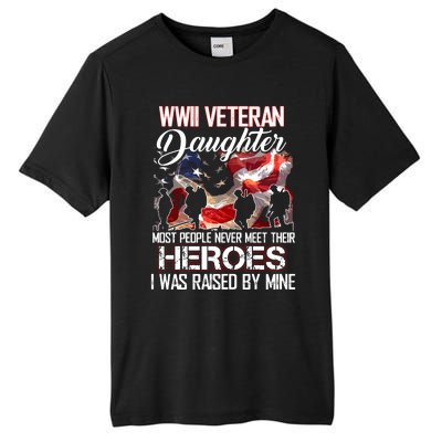 WWII Veteran Daughter Most People Never Meet Their Heroes Tall Fusion ChromaSoft Performance T-Shirt