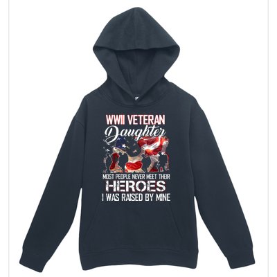 WWII Veteran Daughter Most People Never Meet Their Heroes Urban Pullover Hoodie