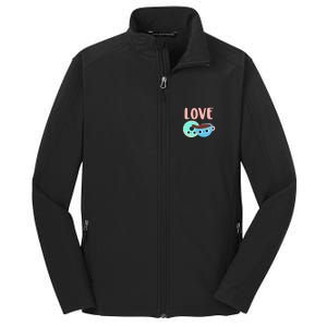 Wo Valentines Day Gift Coffee Donuts Valentines Day Gift Core Soft Shell Jacket