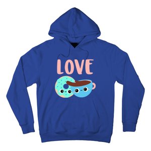 Wo Valentines Day Gift Coffee Donuts Valentines Day Gift Hoodie