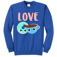 Wo Valentines Day Gift Coffee Donuts Valentines Day Gift Sweatshirt