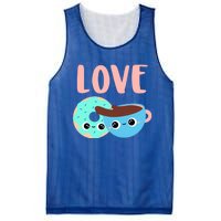 Wo Valentines Day Gift Coffee Donuts Valentines Day Gift Mesh Reversible Basketball Jersey Tank