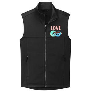 Wo Valentines Day Gift Coffee Donuts Valentines Day Gift Collective Smooth Fleece Vest