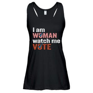 Woman Vote Election 2024 Black Wo Ladies Essential Flowy Tank