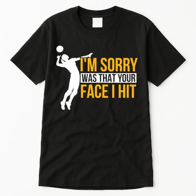 Wo Volleyballer Funny Volleyball Tall T-Shirt