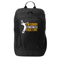 Wo Volleyballer Funny Volleyball City Backpack