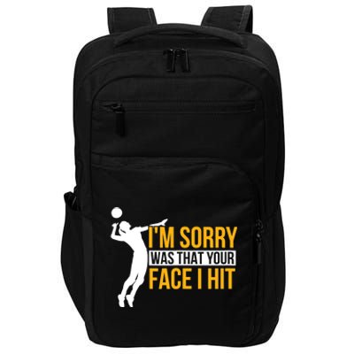 Wo Volleyballer Funny Volleyball Impact Tech Backpack