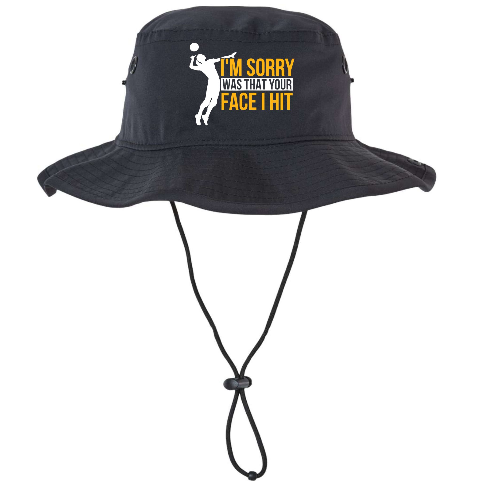 Wo Volleyballer Funny Volleyball Bucket Hat