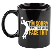 Wo Volleyballer Funny Volleyball 11oz C Handle Ceramic Mug