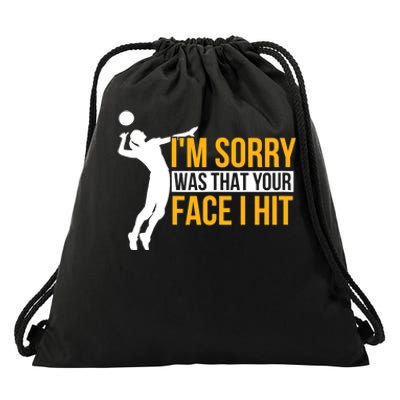 Wo Volleyballer Funny Volleyball Drawstring Bag