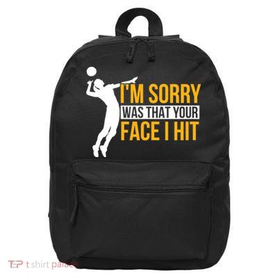 Wo Volleyballer Funny Volleyball 16 in Basic Backpack