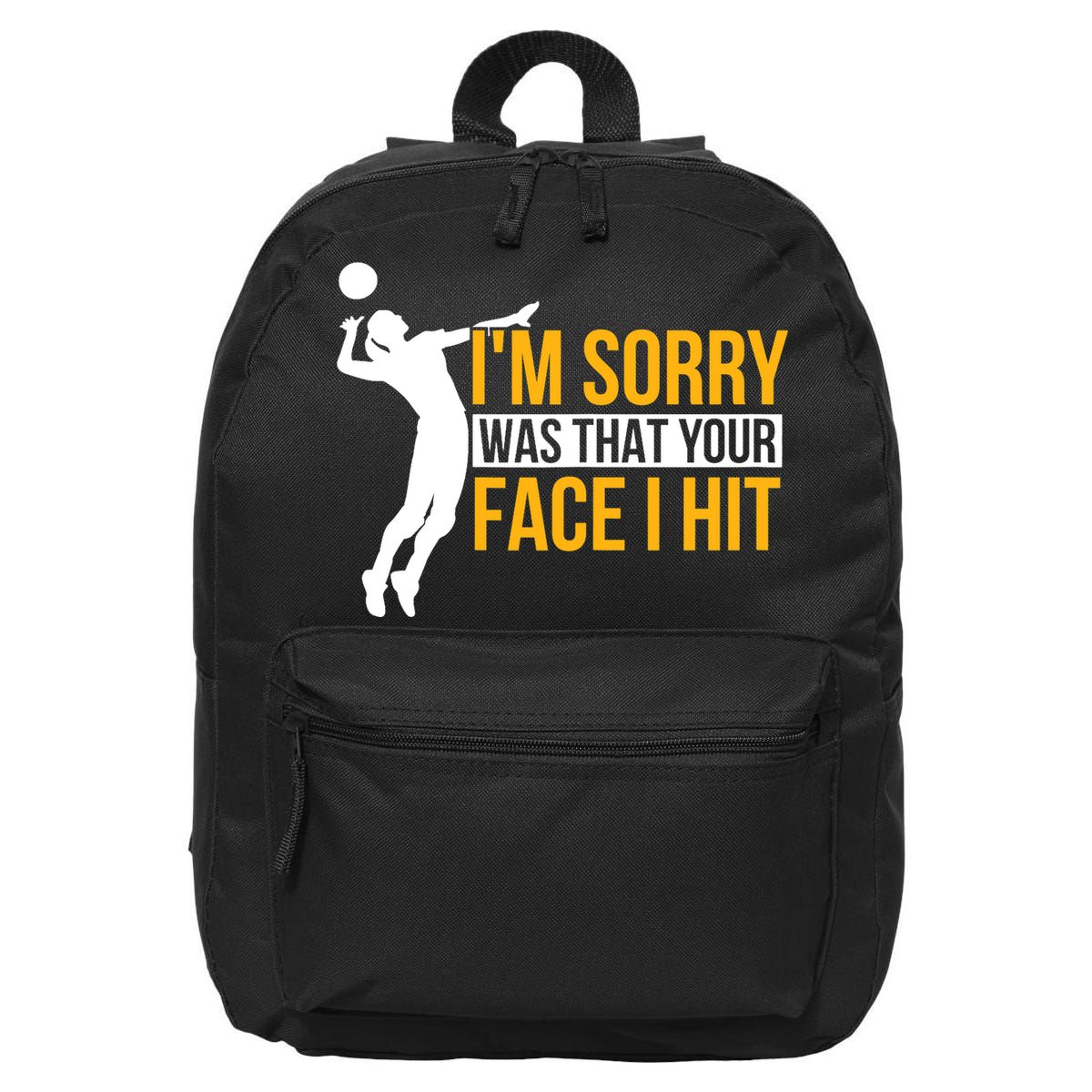 Wo Volleyballer Funny Volleyball 16 in Basic Backpack