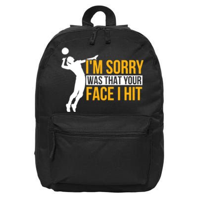 Wo Volleyballer Funny Volleyball 16 in Basic Backpack