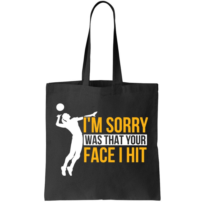 Wo Volleyballer Funny Volleyball Tote Bag