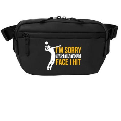 Wo Volleyballer Funny Volleyball Crossbody Pack