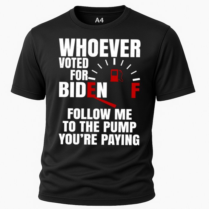 Whoever Voted For Biden You're Paying Funny Cooling Performance Crew T-Shirt