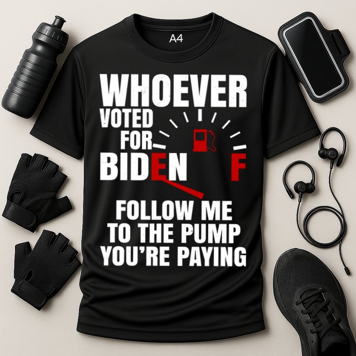 Whoever Voted For Biden You're Paying Funny Cooling Performance Crew T-Shirt