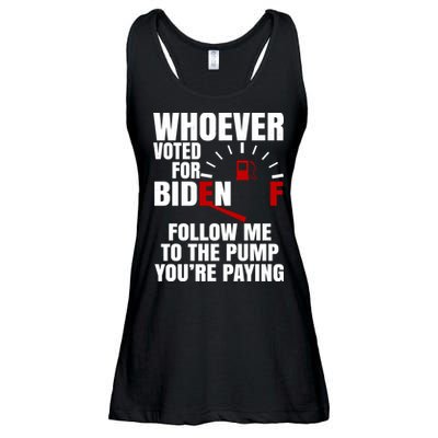 Whoever Voted For Biden You're Paying Funny Ladies Essential Flowy Tank