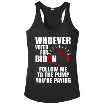 Whoever Voted For Biden You're Paying Funny Ladies PosiCharge Competitor Racerback Tank