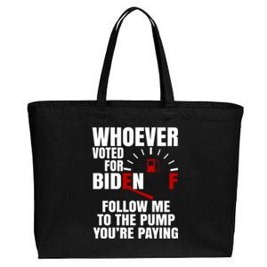 Whoever Voted For Biden You're Paying Funny Cotton Canvas Jumbo Tote