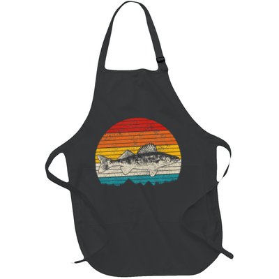 Walleye Vintage Fishing Men Walleye Fisherman Fish Apron